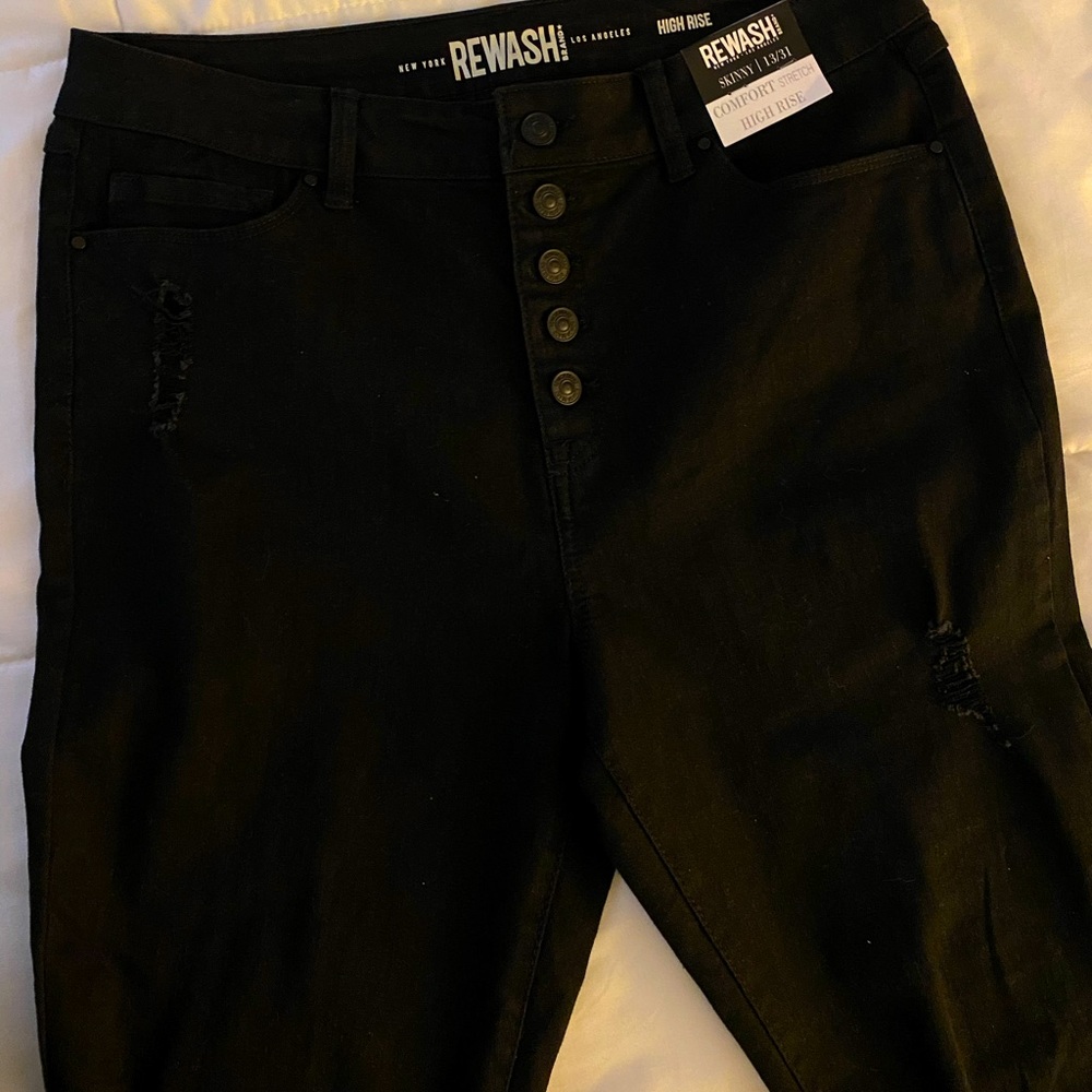 Black Rewash Jeans size 13/31